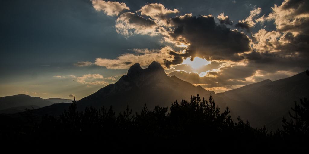Posta de sol al Pedraforca