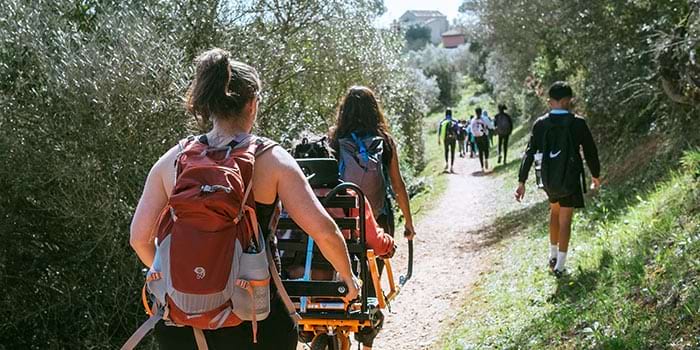 <p>Excursió en cadira Joelette</p>