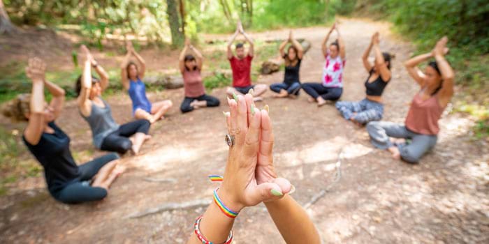 Bany de bosc a Dosrius